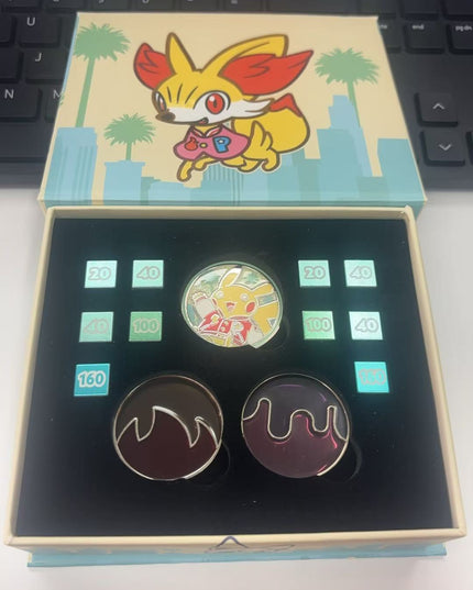 Pokemon World championships Anaheim Exclusive Coin Damage Counter Dice Marker Set