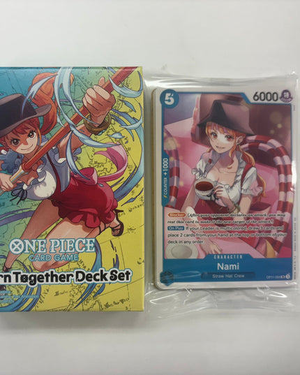 One Piece Card Game Nami Deck With Promo Learn Together Deck Set