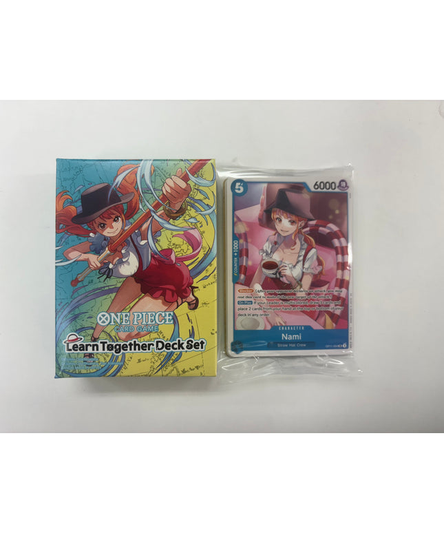 One Piece Card Game Nami Deck With Promo Learn Together Deck Set