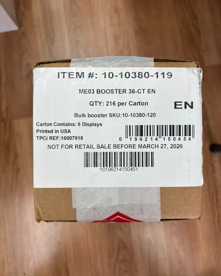 Pokemon TCG ME3 Mega Evolutions Perfect Order Booster Box Sealed Case