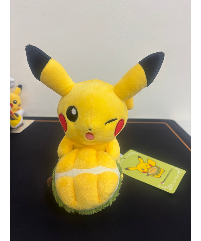 SINGAPORE Pokemon Center Exclusive Pikachu Durian Plush