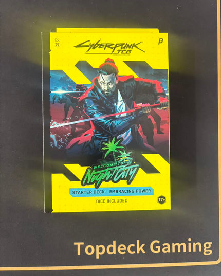 Cyberpunk TCG Welcome to Night City: Beta Embracing Power Starter Deck