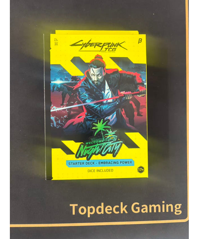 Cyberpunk TCG Welcome to Night City: Beta Embracing Power Starter Deck