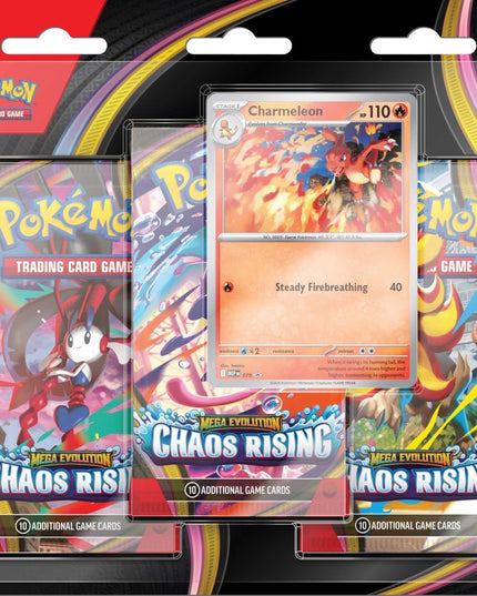 Pokémon TCG: Mega Evolution Chaos Rising 3-Booster Blister