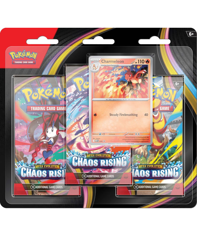 Pokémon TCG: Mega Evolution Chaos Rising 3-Booster Blister