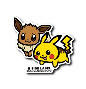 B-SIDE LABEL Pokemon Official Vinyl Sticker Japan Original