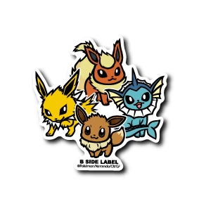 B-SIDE LABEL Pokemon Official Vinyl Sticker Japan Original