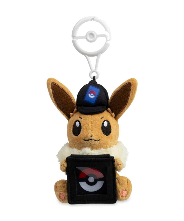 Pokémon TCG: Eevee Coin-Display Plush Key Chain