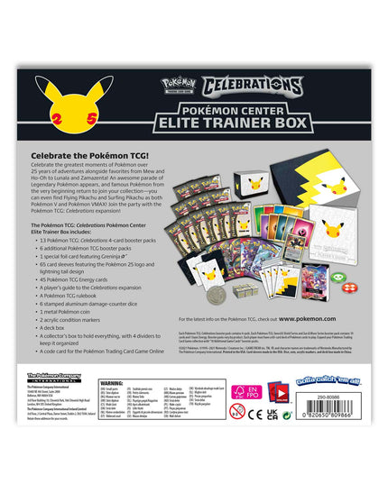 Pokémon TCG: Celebrations Elite Trainer Box Pokémon Center Exclusive