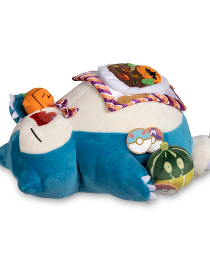 Snorlax Pokemon Pumpkin Celebration Poke Plush - 9 ¼ In