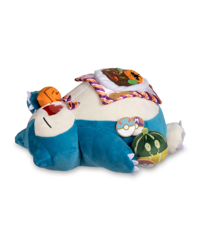 Snorlax Pokemon Pumpkin Celebration Poke Plush - 9 ¼ In