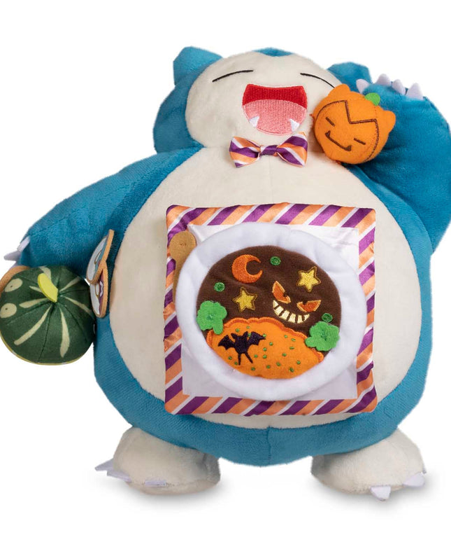 Snorlax Pokemon Pumpkin Celebration Poke Plush - 9 ¼ In