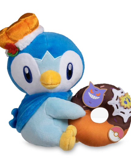 Piplup Pokemon Pumpkin Celebration Poke Plush - 8 ¾ In