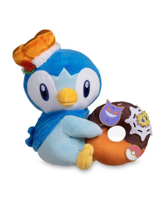 Piplup Pokemon Pumpkin Celebration Poke Plush - 8 ¾ In