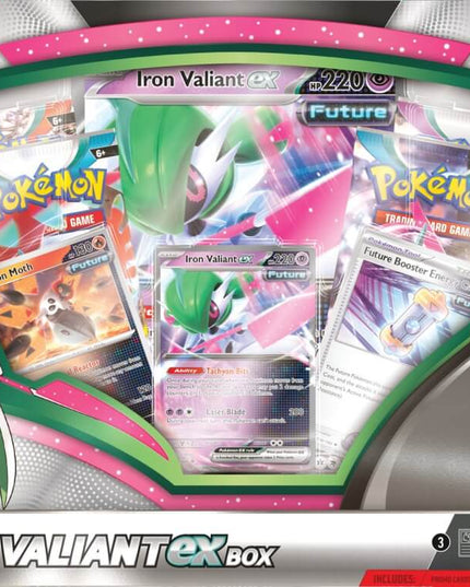 POKÉMON TCG Roaring Moon/ Iron Valiant ex Box