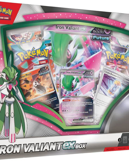 POKÉMON TCG Roaring Moon/ Iron Valiant ex Box