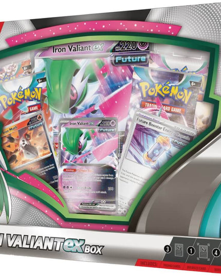 POKÉMON TCG Roaring Moon/ Iron Valiant ex Box