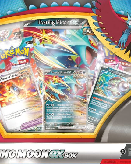 POKÉMON TCG Roaring Moon/ Iron Valiant ex Box