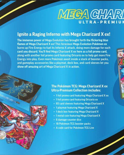 Pokemon TCG: Mega Charizard X ex Ultra Premium Collection UPC