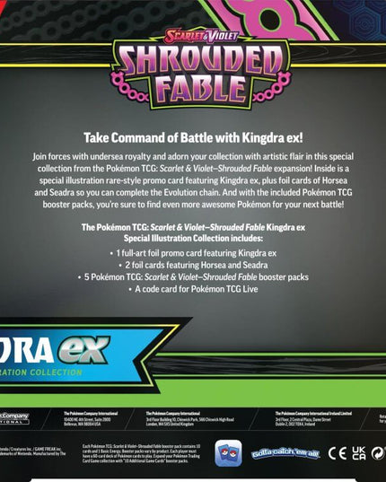 POKÉMON TCG Scarlet & Violet 6.5 Shrouded Fable Kingdra/Greninja ex Special Collection