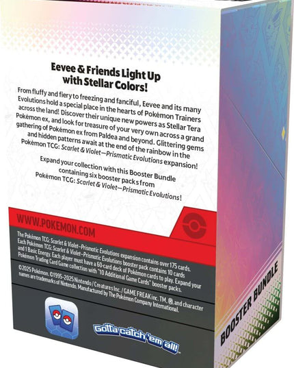 POKÉMON TCG Scarlet & Violet 8.5 Prismatic Evolutions Booster Bundle