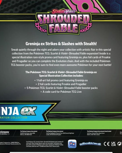 POKÉMON TCG Scarlet & Violet 6.5 Shrouded Fable Kingdra/Greninja ex Special Collection