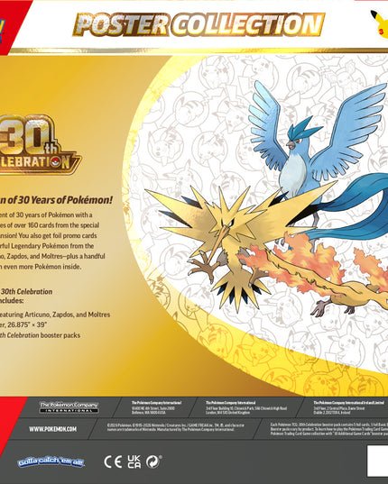 Pokémon TCG: 30th Celebration Poster Collection