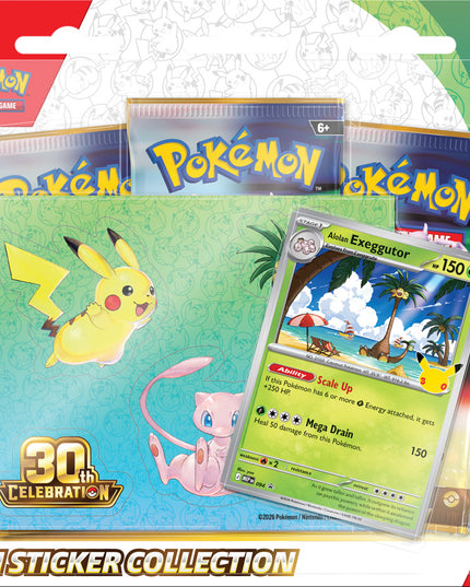 Pokémon TCG: 30th Celebration Tech Sticker Collection