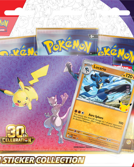 Pokémon TCG: 30th Celebration Tech Sticker Collection