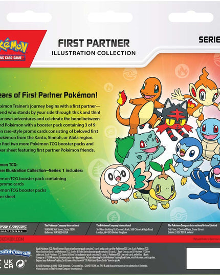 Preorder Pokémon TCG: First Partner Illustration Collection Series 1