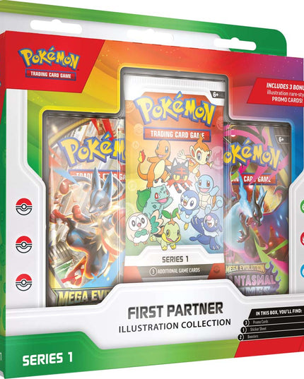 Preorder Pokémon TCG: First Partner Illustration Collection Series 1