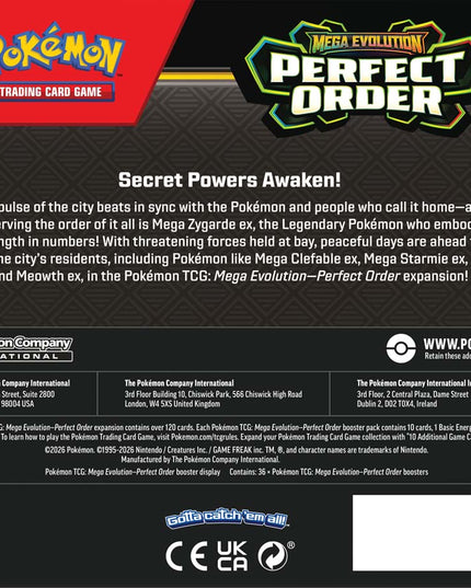 EOI / Pre-Order Pokémon TCG: Mega Evolution-Perfect Order Booster Box