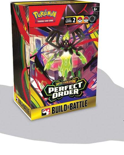 Pokémon TCG: Mega Evolution— Perfect Order Build & Battle Box