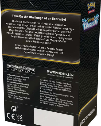 Pokémon TCG: Mega Evolution Chaos Rising Booster Bundle
