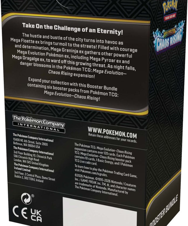 Pokémon TCG: Mega Evolution Chaos Rising Booster Bundle