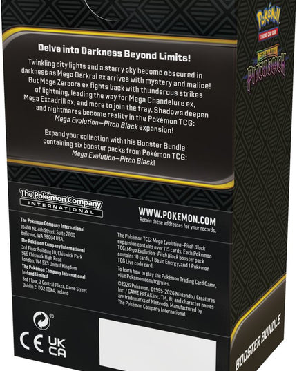 Pokémon TCG: Mega Evolution Pitch Black Booster Bundle