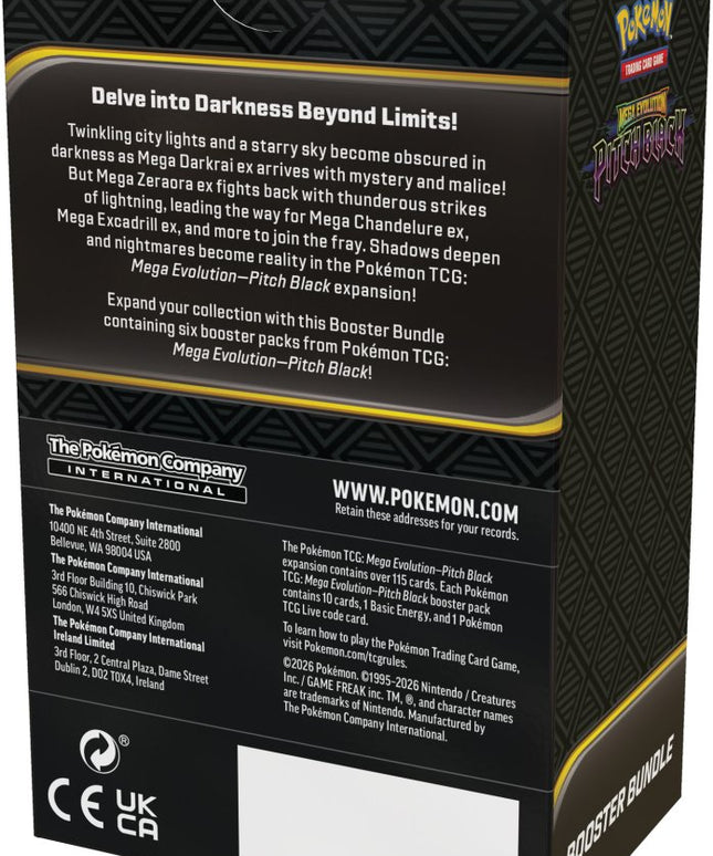 Pokémon TCG: Mega Evolution Pitch Black Booster Bundle