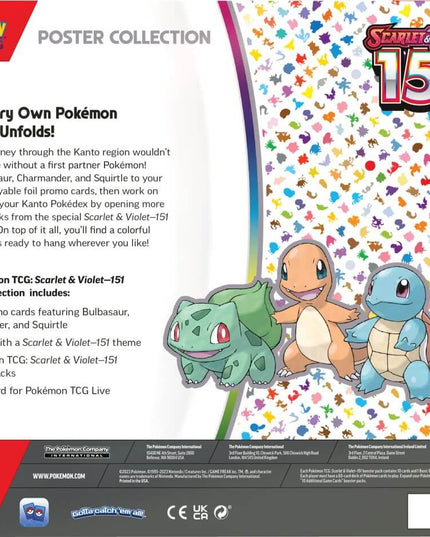 POKEMON TCG Scarlet & Violet 151 Poster Collection