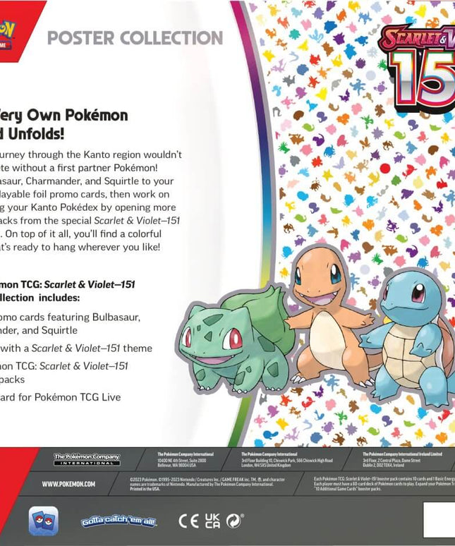 POKEMON TCG Scarlet & Violet 151 Poster Collection