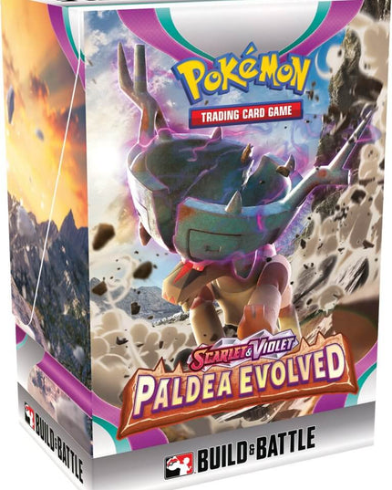 POKEMON TCG Scarlet & Violet 2 Paldea Evolved - Build & Battle Box