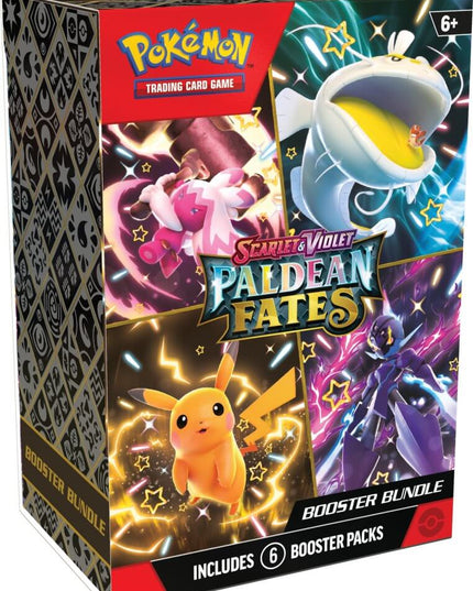 POKEMON TCG Scarlet & Violet 4.5 Paldean Fates Booster Bundle Set