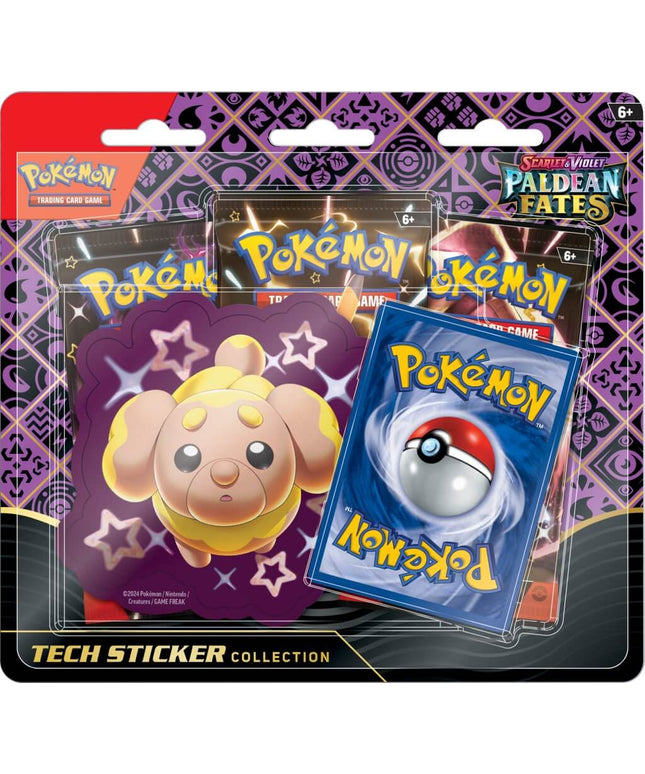 POKEMON TCG Scarlet & Violet 4.5 Paldean Fates Tech Sticker Blister