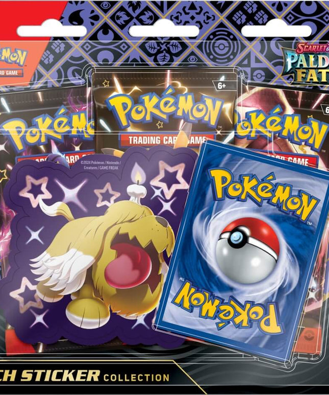 POKEMON TCG Scarlet & Violet 4.5 Paldean Fates Tech Sticker Blister