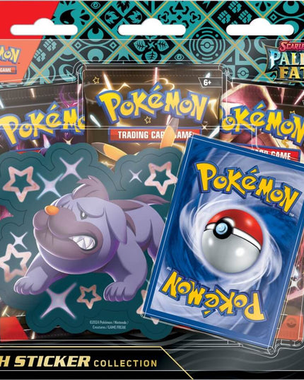 POKEMON TCG Scarlet & Violet 4.5 Paldean Fates Tech Sticker Blister