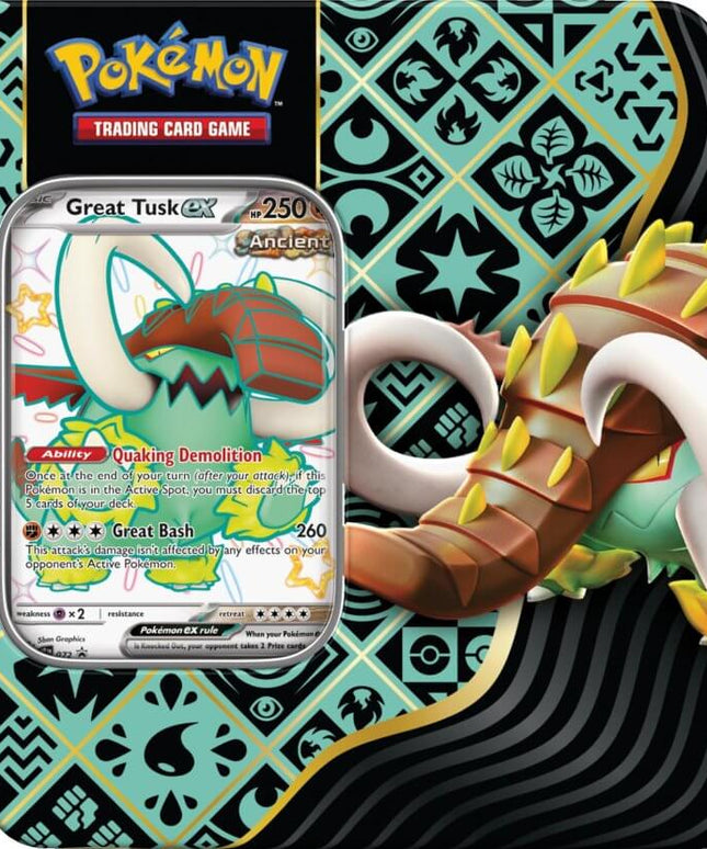 POKEMON TCG Scarlet & Violet 4.5 Paldean Fates Tin