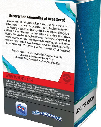 POKÉMON TCG Scarlet & Violet 4 Paradox Rift Booster Bundle