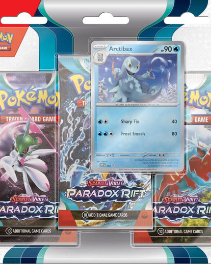 POKÉMON TCG Scarlet & Violet 4 Paradox Rift Three Booster Blister