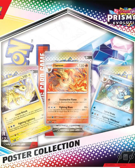 POKÉMON TCG Scarlet & Violet 8.5 Prismatic Evolutions Poster Collection