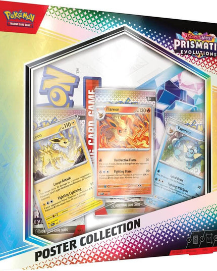 POKÉMON TCG Scarlet & Violet 8.5 Prismatic Evolutions Poster Collection