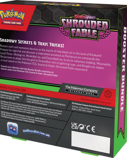 POKÉMON TCG Scarlet & Violet 6.5 Shrouded Fable Booster Bundle Pre-Order